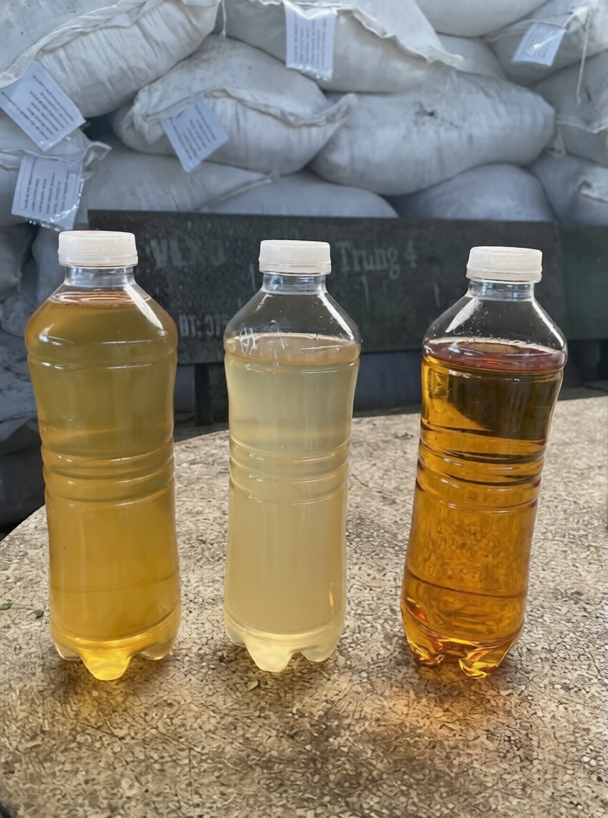 Crude coconut oil