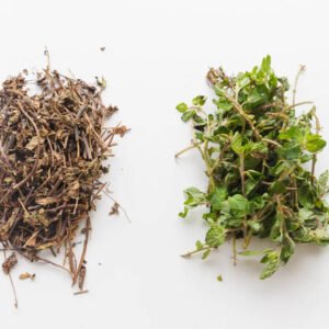 Dried grass jelly used for making drinks